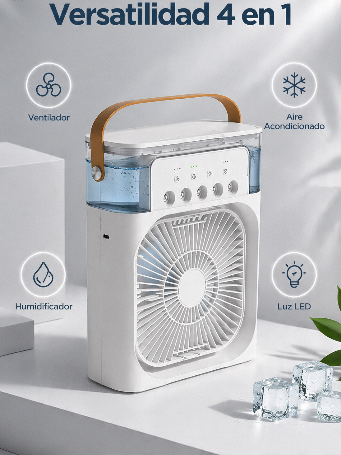 FrostMist™ - Ventilador Humidificador 3 en 1