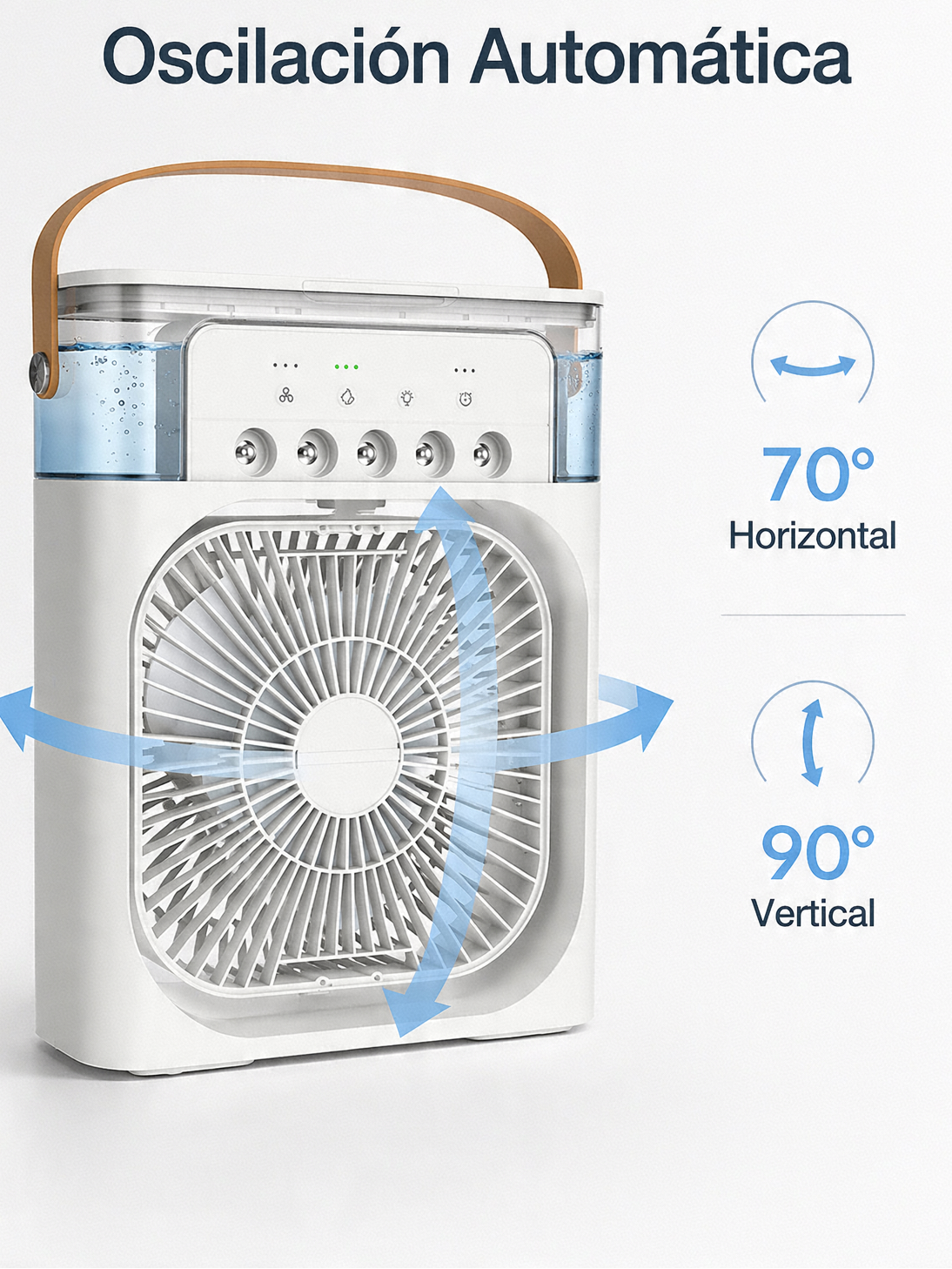 FrostMist™ - Ventilador Humidificador 3 en 1